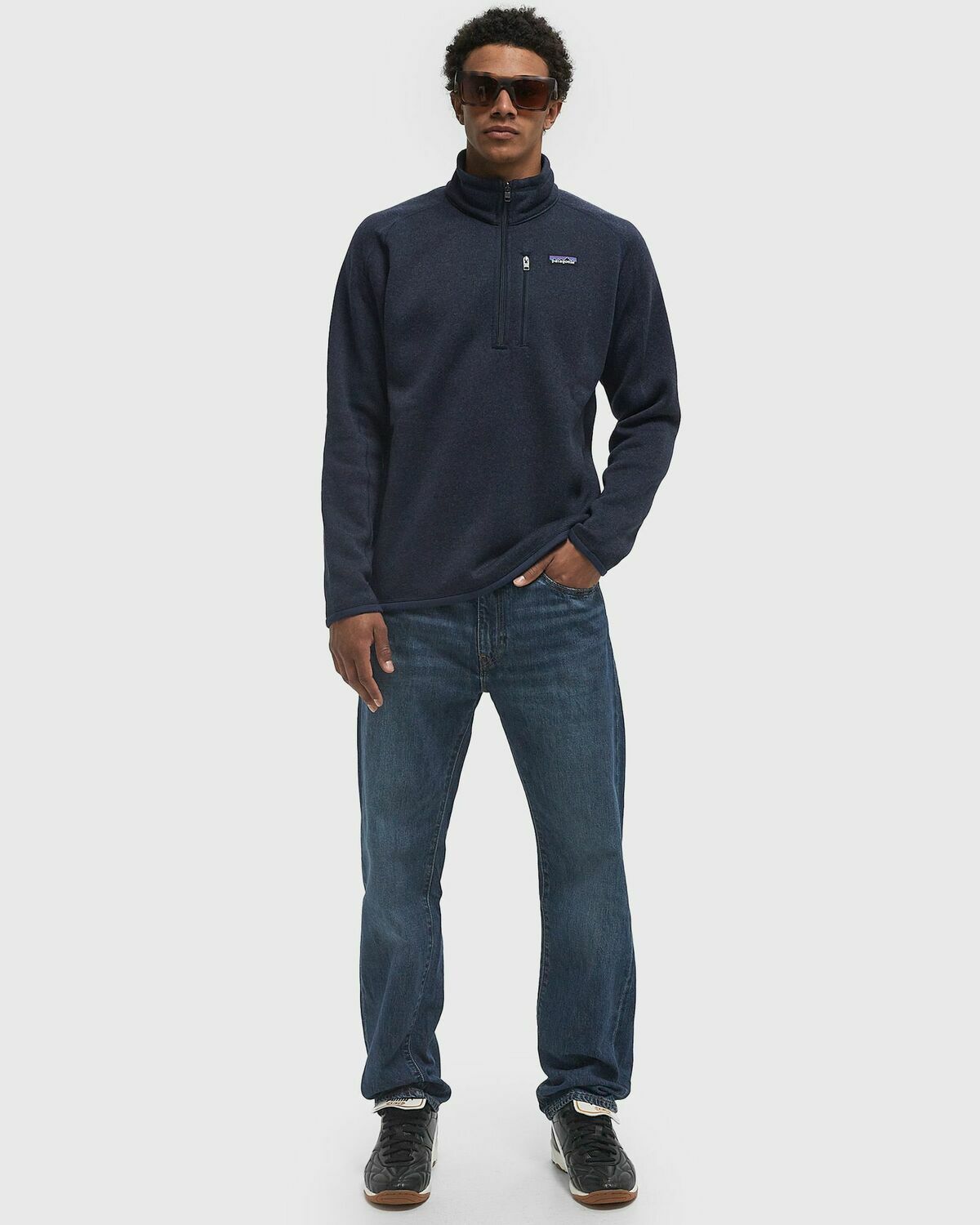 Patagonia Better Sweater 1/4-Zip Blue Mens Half-Zip