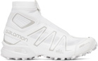 Salomon White Snowcross Sneakers