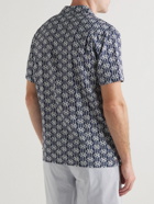 Orlebar Brown - Travis Waypoint Camp-Collar Printed Voile Shirt - Blue