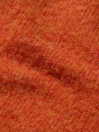 De Bonne Facture - Brushed-Wool Sweater - Orange