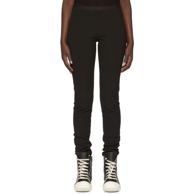 Photo: Rick Owens Black Grosgrain Leggings