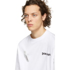 Palm Angels White Basic T-Shirt