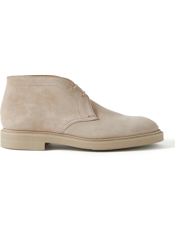 Photo: John Lobb - Heywood Suede Chukka Boots - Neutrals