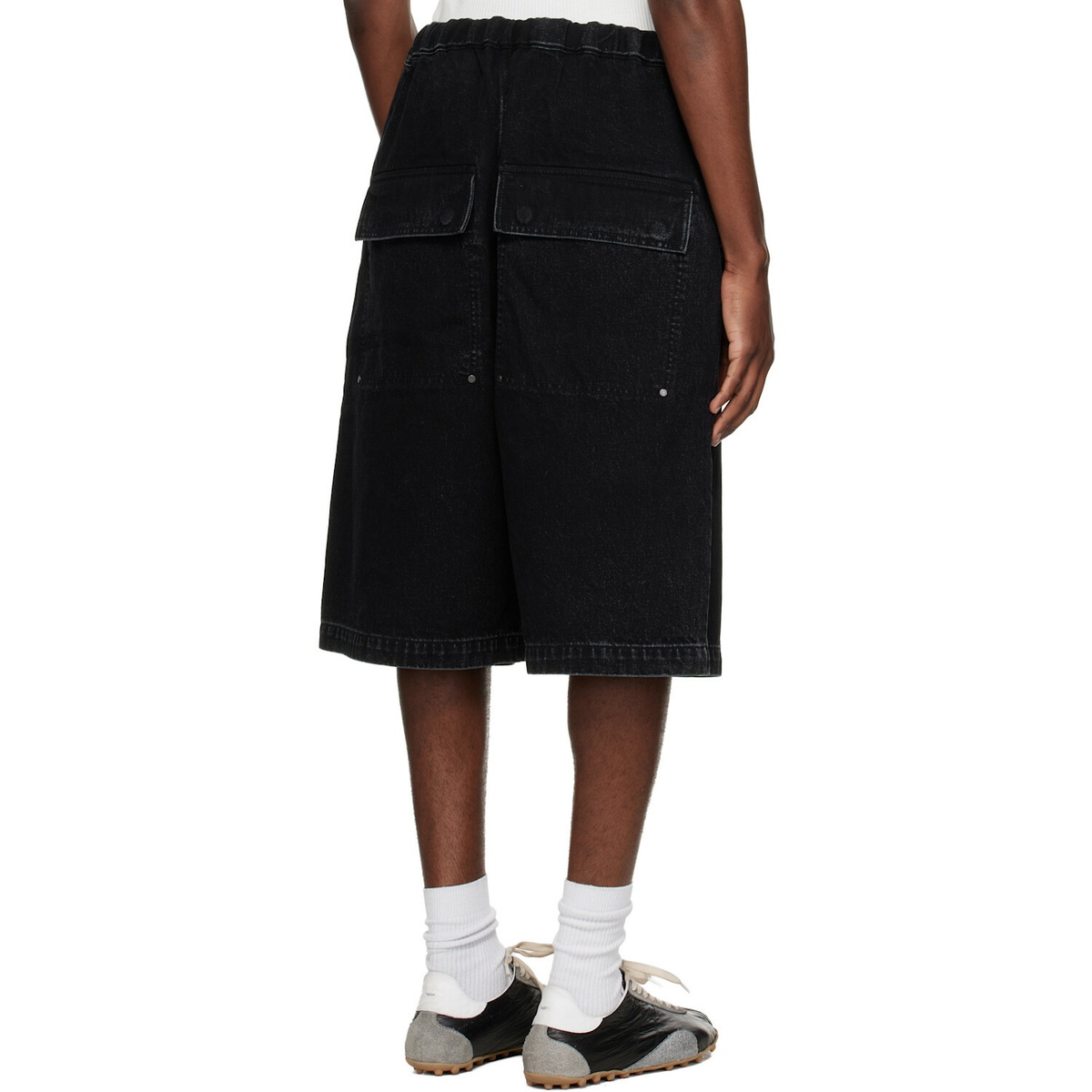 Entire Studios Black Spar Shorts