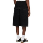 Entire Studios Black Spar Shorts