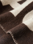 Jacquemus - Logo-Print Fringed Wool Scarf