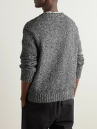 RÓHE - Mouliné Cotton Sweater - Gray