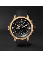 IWC Schaffhausen - Aquatimer Expedition Charles Darwin Automatic Chronograph 44mm Bronze and Rubber Watch, Ref. No. IW379503