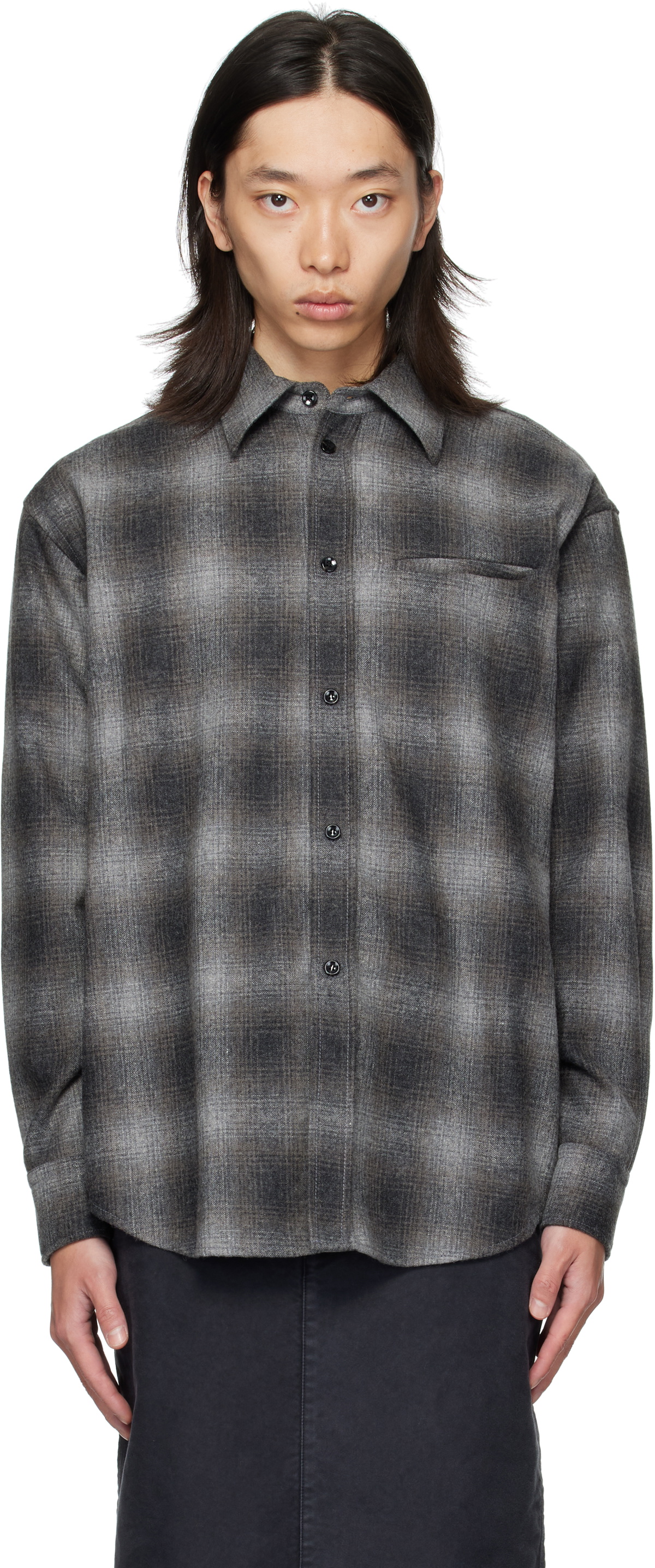 OUAT Gray Office Shirt