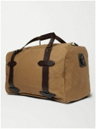 Filson - Leather-Trimmed Twill Duffle Bag