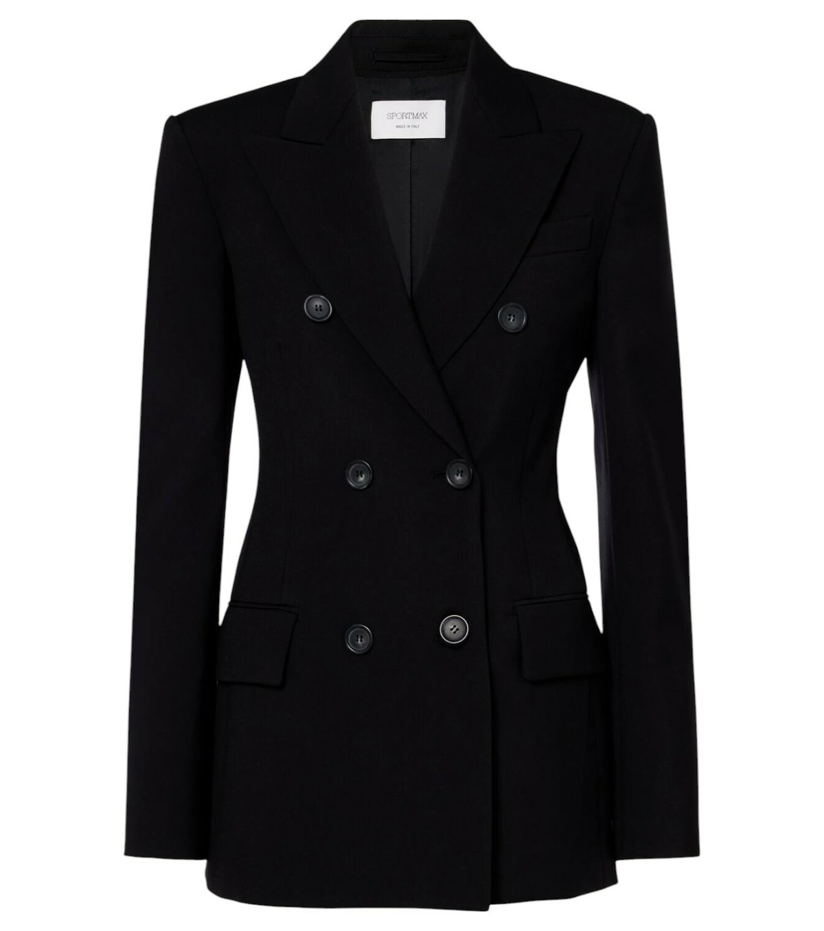 ブルゾン Sportmax Oversized Double-Breasted Wool Blend Coat Sportmax Double-breasted wool-blend blazer Sportmax