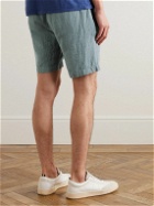 Hartford - Tank Slim-Fit Straight-Leg Linen Drawstring Shorts - Gray