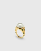 Casablanca PEARL SIGNET RING orange Mens Jewellery