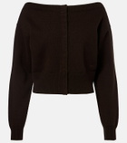 Tom Ford Off-shoulder cashmere cardigan