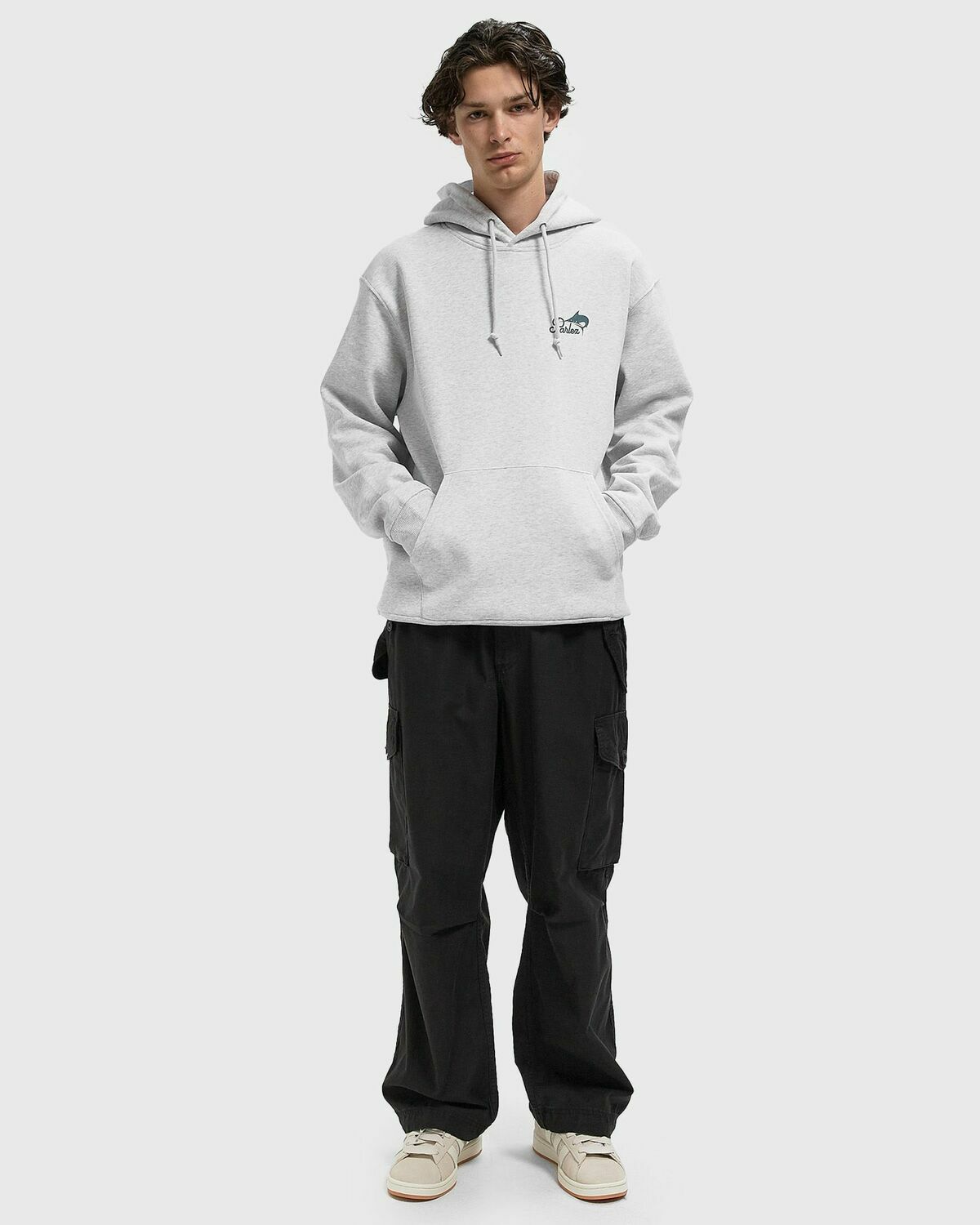 Parlez Marlin Hoodie Grey Mens Hoody