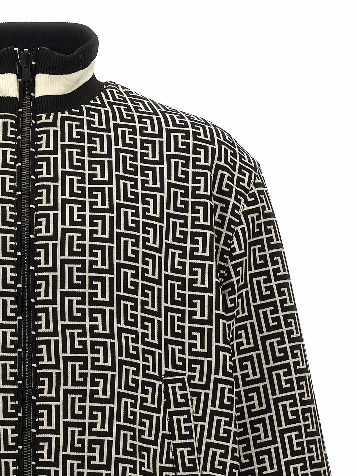 Balmain monogram Reversible Bomber Jacket Balmain