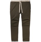 Beams Plus - Slim-Fit Tapered Cotton-Blend Twill Drawstring Trousers - Green