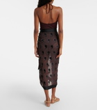 Tory Burch Paisley silk-blend beach cover-up