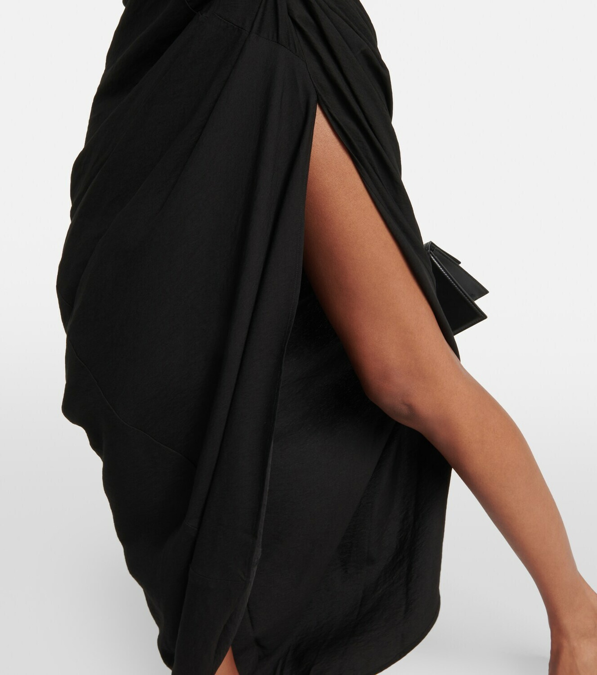 Robe Cop-Copine Saudade - Couleur Taupe Et Gris Avec Jupon Blanc, Taille 36, Style évasé | Occasion En Très Bon état, Longueur Genou