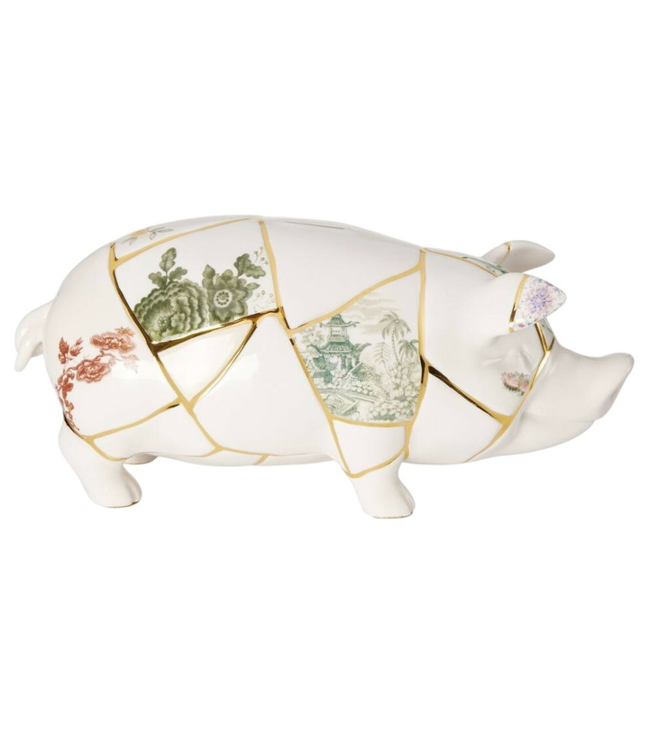 Photo: Seletti Kintsugi piggy bank by Marcantonio Raimondi Malerba