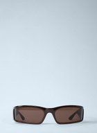 Balenciaga Sunset Rectangle Sunglasses
