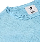 adidas Consortium - Have a Good Time Logo-Intarsia Cotton Sweater - Men - Light blue