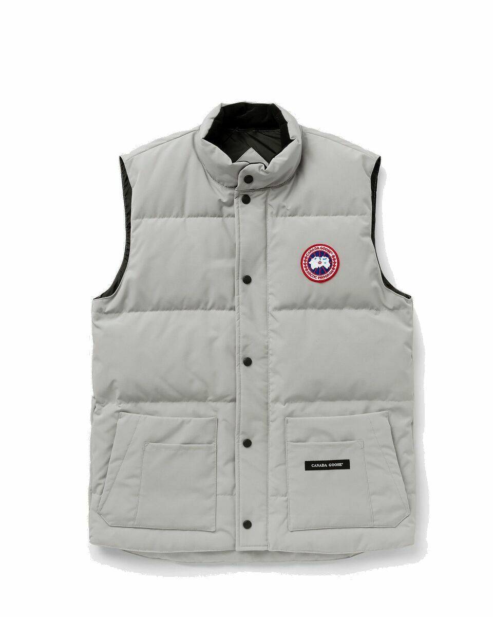 Canada goose vest hot sale grey