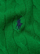 Polo Ralph Lauren - Cable-Knit Wool and Cashmere-Blend Sweater - Green