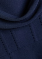 Rebecca Vallance Nemy Crepe Maxi Dress Navy