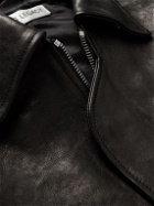 Our Legacy - Demon appliquéd leather jacket - Black