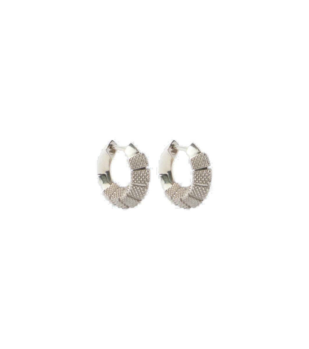 ピアス BOTTEGA VENETA SS23 PILLAR HOOP EARRINGS (731898_VAHU48822) Bottega Veneta 23 ss PILLAR hoop earrings 731898VAHU48822