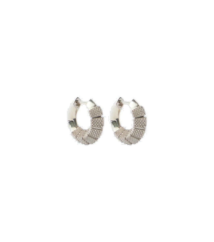 Photo: Bottega Veneta Sterling silver hoop earrings