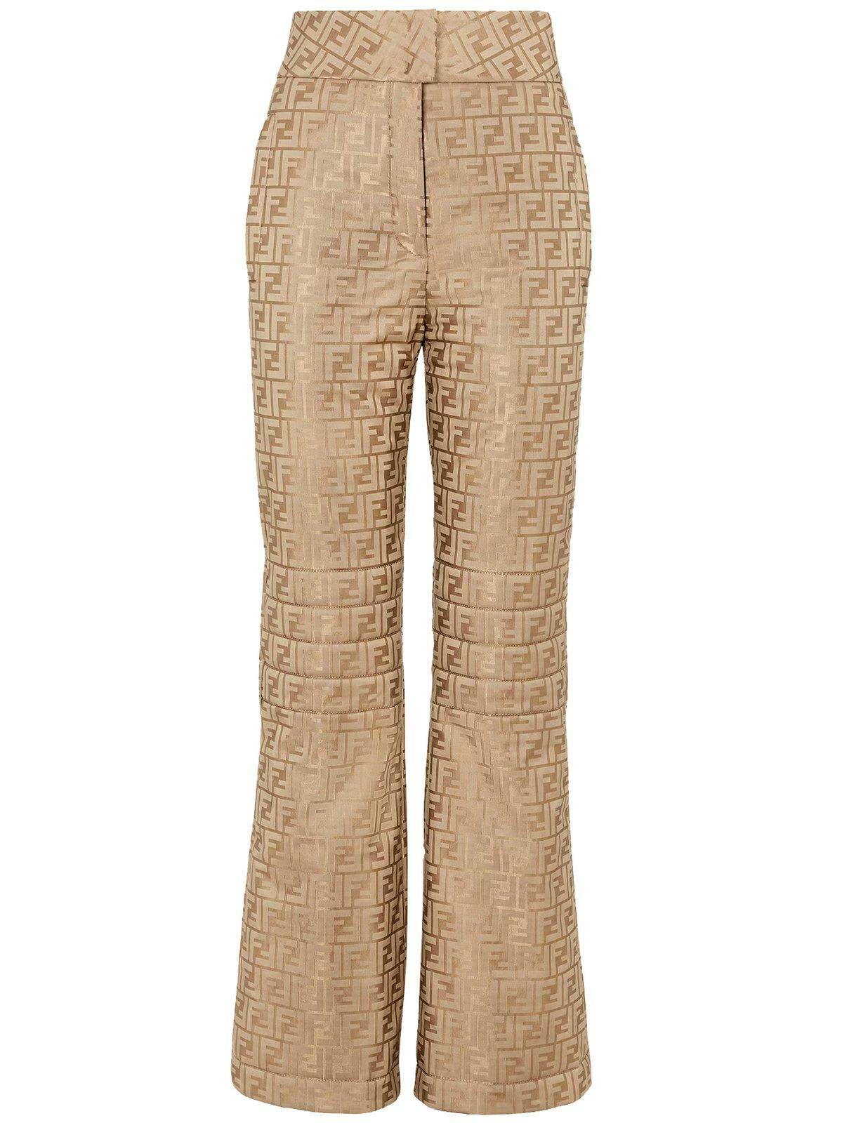 パンツ FENDI Women Straight Pants FR6494AUQM Blue FENDI Women Straight Pants FR6494AUQM F1SAT BLUE (FENDI