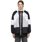 Vetements Black and White Cotton Track Jacket