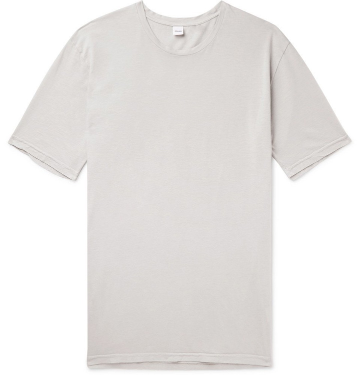 Photo: Aspesi - Garment-Dyed Cotton-Jersey T-Shirt - Gray