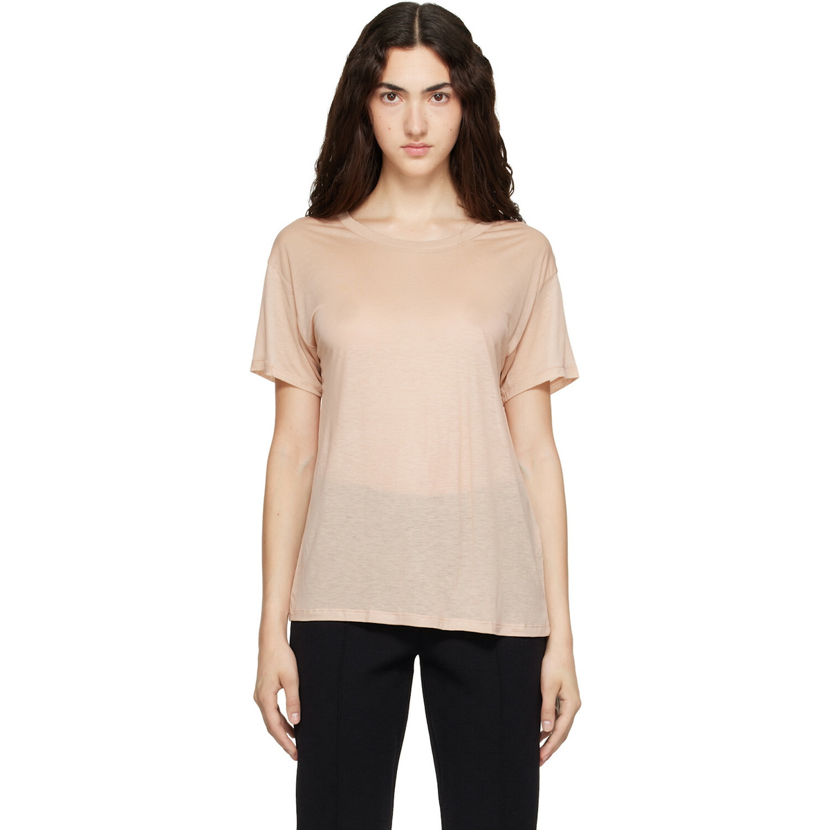 Baserange Pink Loose T-shirt