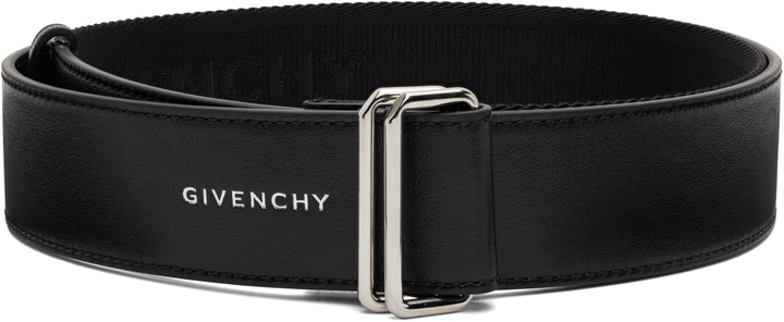 Photo: Givenchy Black Webbing & Leather Belt