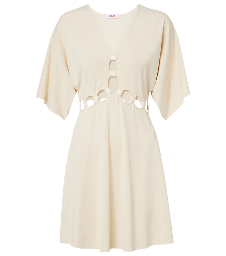 Photo: Eres Connection cutout jersey minidress