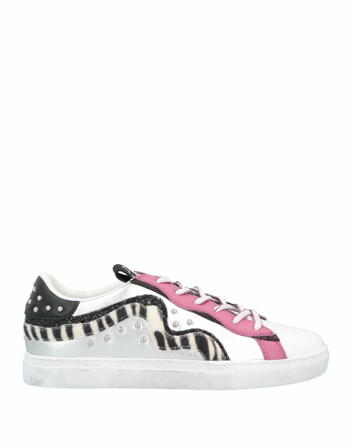 Manila Grace Womens Sneakers in Silver