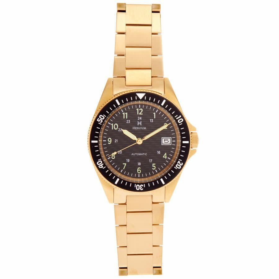 Heritor Calder Black Dial Mens Watch HERHS2802