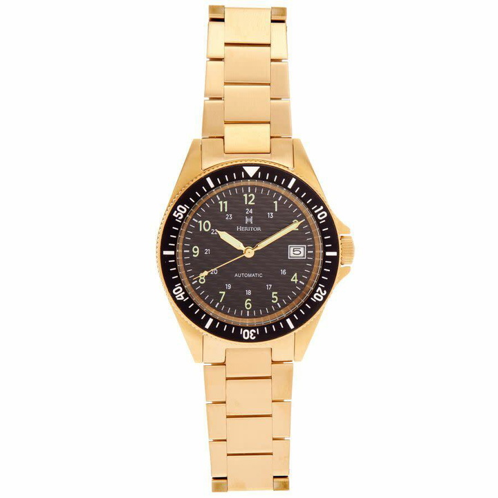 Photo: Heritor Calder Black Dial Mens Watch HERHS2802