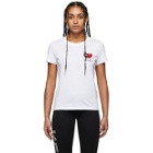 Kenzo White Limited Edition Valentines Day Lucky Tiger T-Shirt