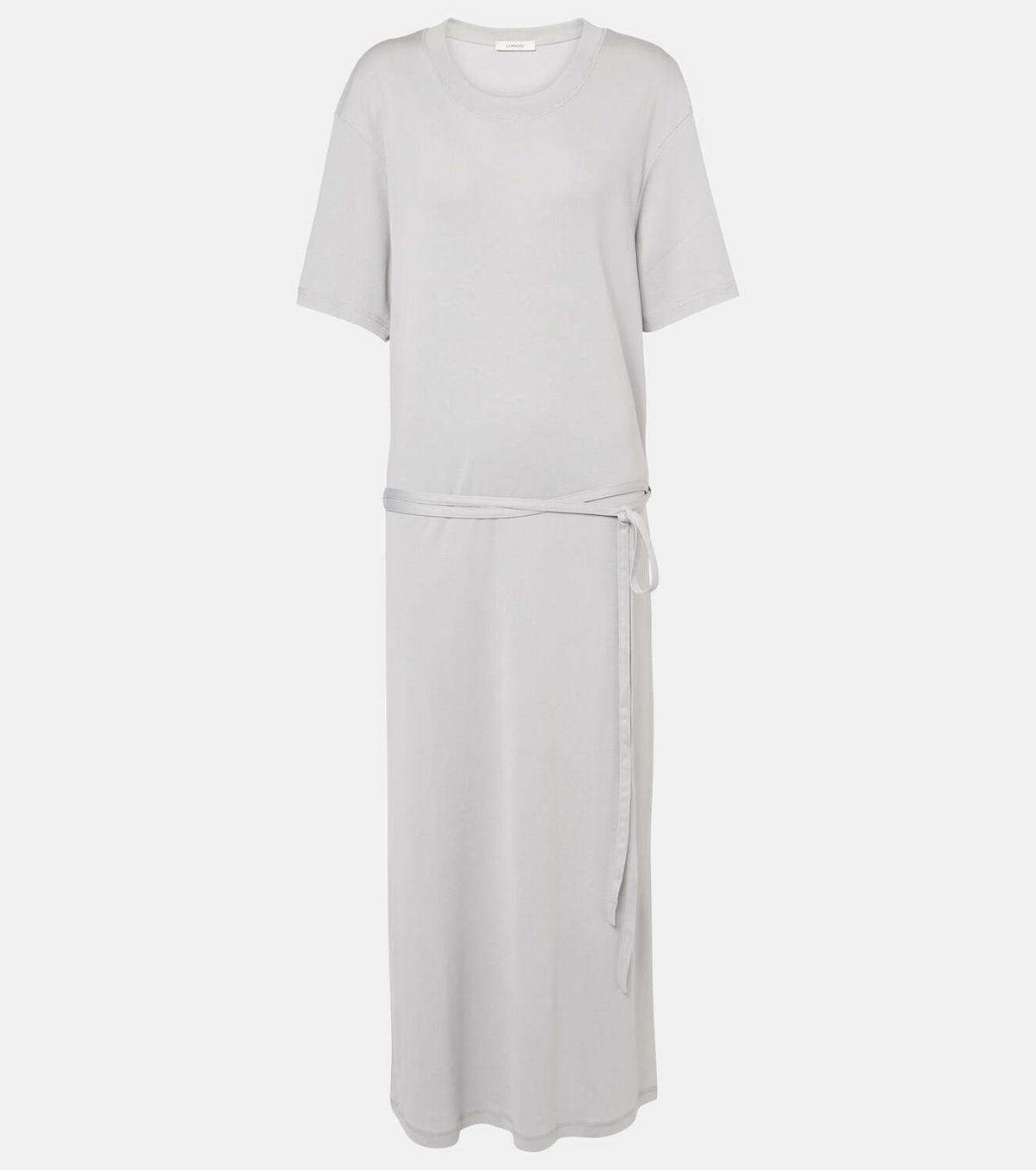 Lemaire Belted cotton jersey maxi dress