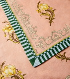 La DoubleJ Nymph Bloom Large linen tablecloth