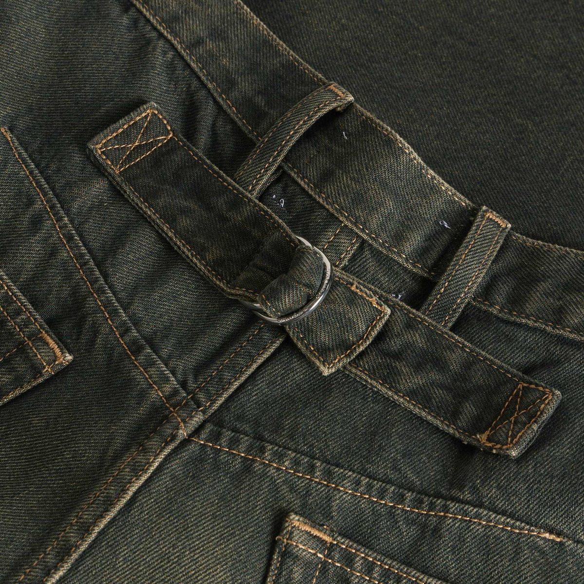 END. x Samsøe Samsøe Women's Saharpo Cut Jeans in Dark Gold Denim