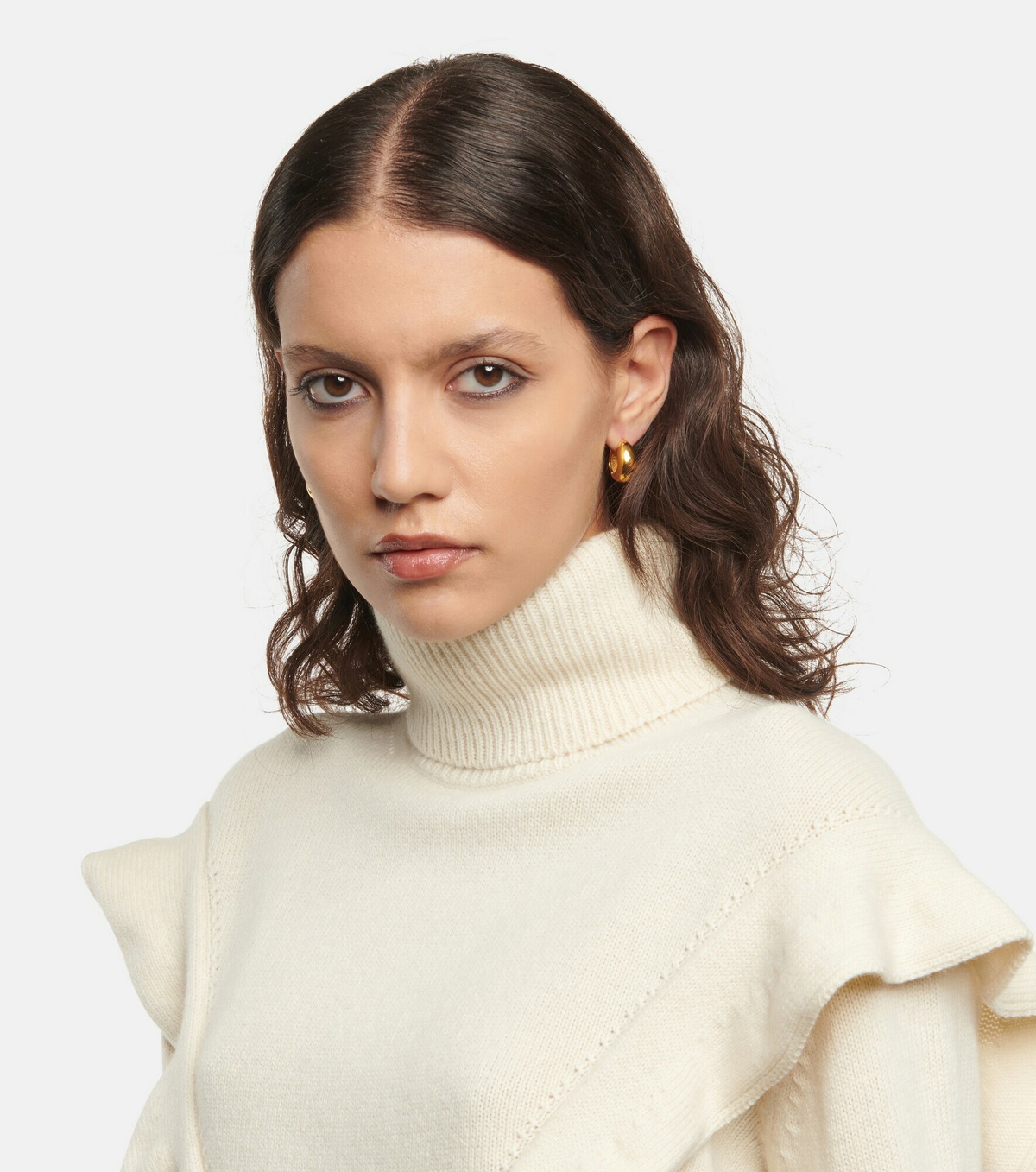 Sophie Buhai - Hinged Hoops 18kt gold-plated earrings