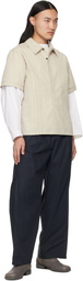 lesugiatelier Navy Work Trousers