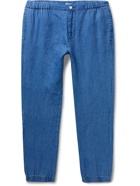 ONIA - Elijah Slim-Fit Linen Trousers - Blue