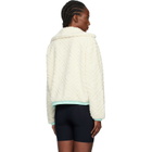 Casablanca Off-White Monogram Jacquard Fleece Jacket