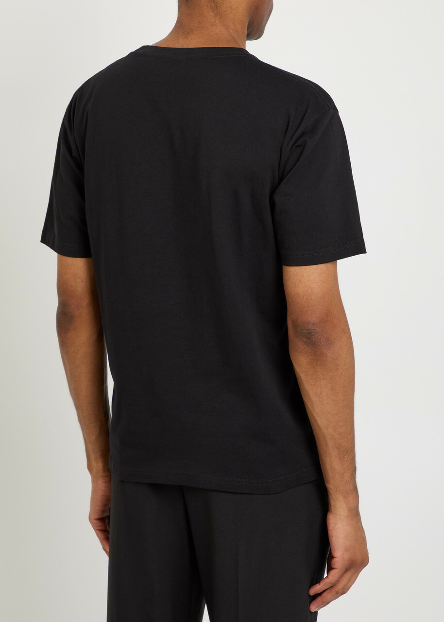 Valentino Garavani Logo-print Cotton T-shirt Black